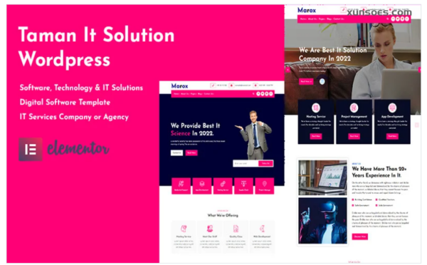 Taman Technology and IT Solutions Theme 1.0.0 GPL Theme