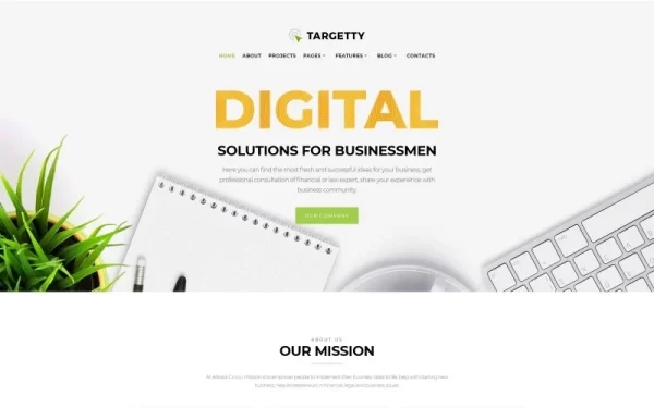 Targetty Fancy Advertising Agency WordPress Elementor Theme WordPress Theme 1.0.0 GPL Theme