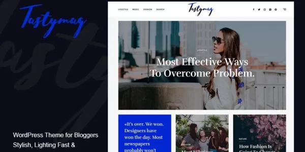 Tastymag Contemporary Blog Magazine WordPress Theme 1.0 GPL Theme