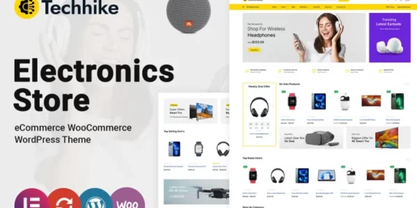 Techhike Multipurpose Electronics WooCommerce Theme 1.0.0 GPL Theme