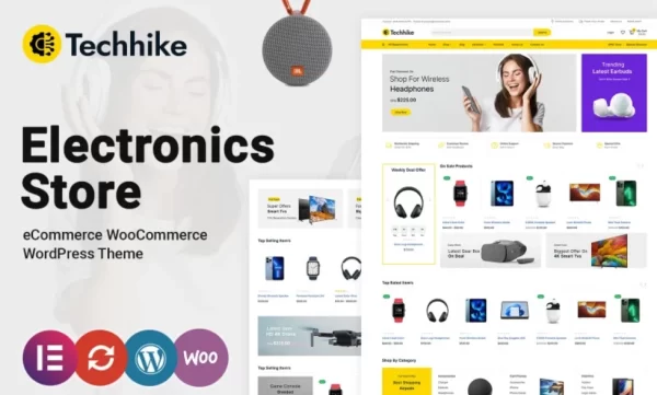 Techhike Multipurpose Electronics WooCommerce Theme 1.0.0 GPL Theme