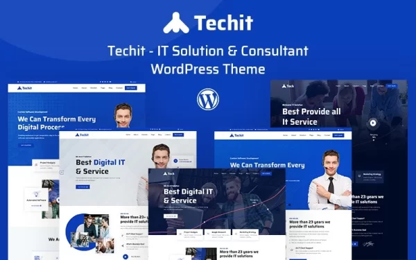 Techit IT Solution Consultant WordPress Theme 1.0.0 GPL Theme