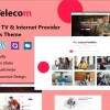 Telecom TV Internet Provider WordPress Theme 1.0.0 GPL Theme