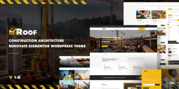 TheRoof – Construction And Architecture WordPress Theme 1.0.4 GPL Theme