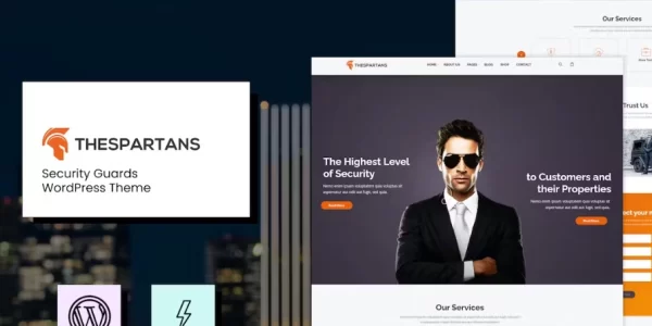 TheSpartans – Security Guards Theme 1.5 GPL Theme