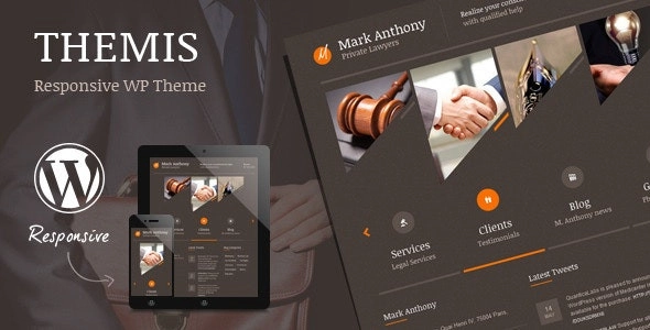 Themis Law Lawyer Business WordPress Theme 4.3 GPL Theme