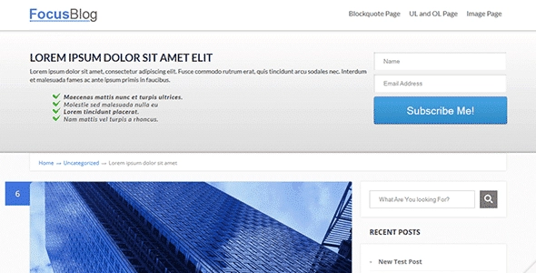 Thrive FocusBlog Theme 2.2.1 GPL Theme
