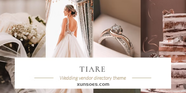 Tiare Wedding Vendor Directory Theme 1.2 GPL Theme