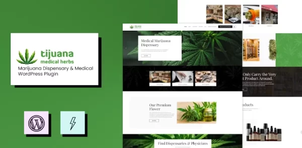 Tijuana Marijuana Dispensary Medical WordPress 1.6 GPL Theme