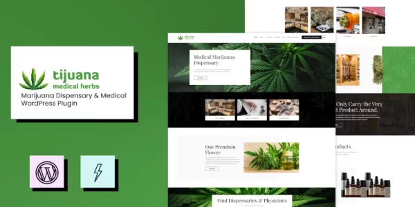 Tijuana Marijuana Dispensary Medical WordPress 1.6 GPL Theme