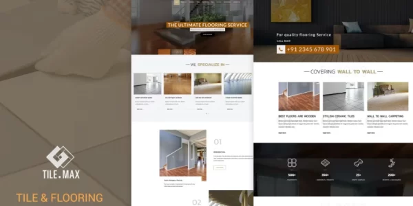 Tile Max Tile Flooring WP Theme 2.8 GPL Theme