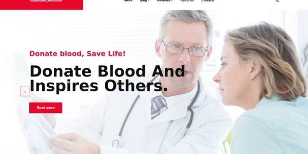 TishBloodDonation Blood Donation WordPress Theme 1.0.0 GPL Theme