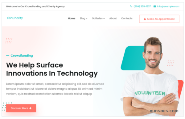 TishCharity Charity and Crowdfunding WordPress Theme 1.0.0 GPL Theme