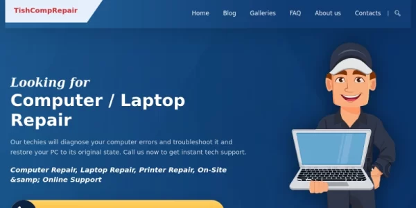 TishCompRepair Computer Repair WordPress Theme 1.0.0 GPL Theme