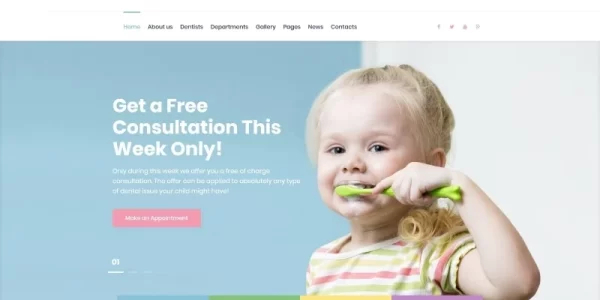 Tooth Fairy Pediatric Dentistry WordPress Theme 1.0.0 GPL Theme