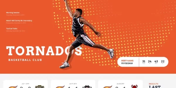 Tornados Sports WordPress Theme 1.1.5 GPL Theme