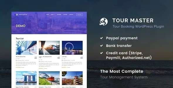 Tour Master Tour Booking, Travel, Hotel 5.2.3 GPL Plugins