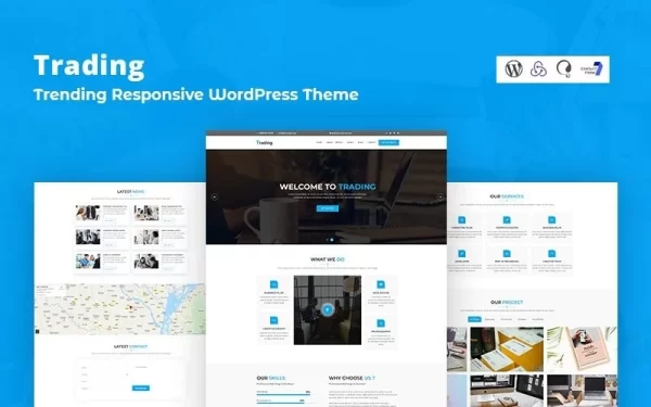 Trading Trending Business WordPress Responsive Theme. WordPress Theme 1.0.0 GPL Theme
