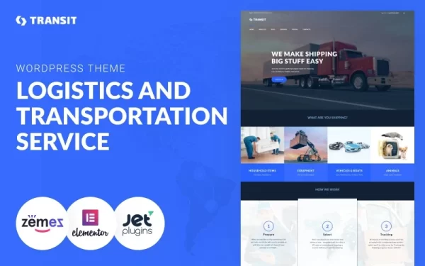 Transit Logistics and Transportation Service WordPress Theme 1.0.1 GPL Theme