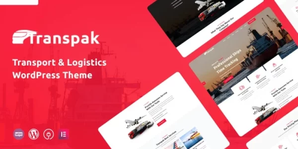 Transpak Transport and Logistics Responsive WordPress Theme 1.0.0 GPL Theme