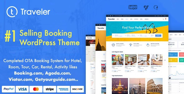 Travel Booking 3.1.0 GPL Theme