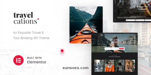 Travelcations Advanced Tour Elementor Theme 1.0.1 GPL Theme