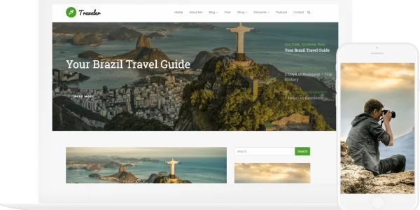 Traveler WordPress Theme 3.0.4 GPL Theme