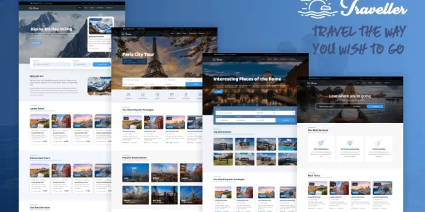 Traveller Tour Travel WordPress Theme 1.0.0 GPL Theme