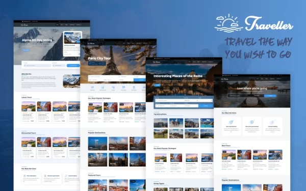 Traveller Tour Travel WordPress Theme 1.0.0 GPL Theme