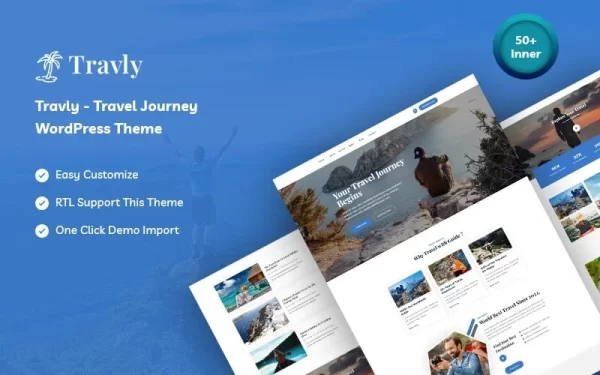 Travly Travel Journey WordPress Theme 1.0.0 GPL Theme