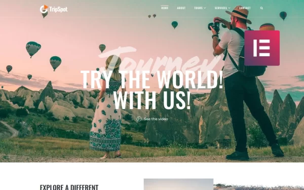 TripSpot Travel WordPress Elementor Theme WordPress Theme 1.0.0 GPL Theme