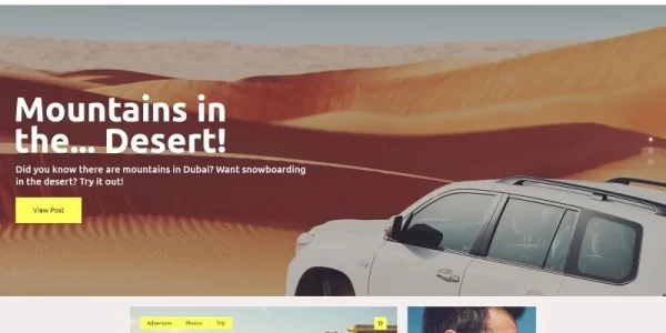 TripTastic Travel Blog WordPress Theme 1.0.0 GPL Theme