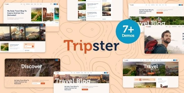 Tripster Travel Lifestyle WordPress Blog 1.0.5 GPL Theme
