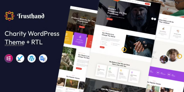 Trusthand – Charity WordPress Theme 1.0.1 GPL Theme