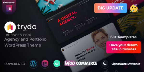 Trydo Agency Portfolio Theme 1.1.2 GPL Theme