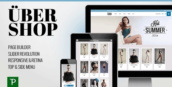 UberShop Responsive Flat WooCommerce Theme 1.1.17 GPL Theme