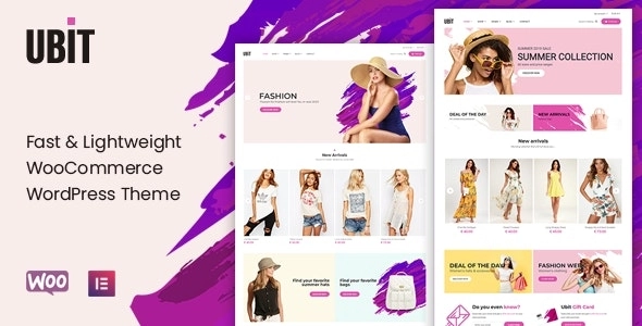 Ubit Fashion Store WooCommerce Theme 1.5.6 GPL Theme