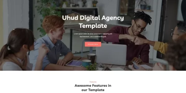 Uhud Responsive Digital Agency WordPress Theme 1.0.0 GPL Theme