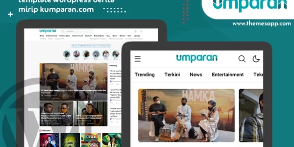 UmparanWP, Template WordPress Berita Mirip Kumparan.com 1.0.0 GPL Theme