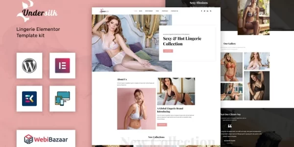 UnderSlik Lingerie WordPress Theme 1.0 GPL Theme