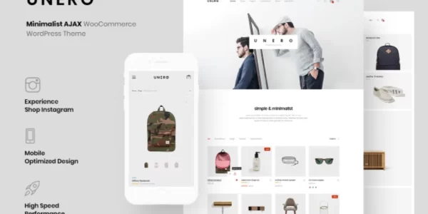 Unero Minimalist WooCommerce WordPress Theme 2.0.6 GPL Theme