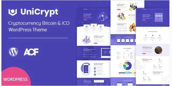 UniCrypt Cryptocurrency ICO WordPress Theme 1.0.0 GPL Theme