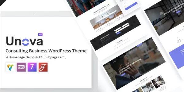 Unova Consulting Business WordPress Theme 1.7.6 GPL Theme