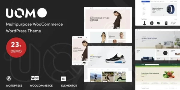 Uomo Multipurpose WooCommerce WordPress Theme 2.0.16 GPL Theme