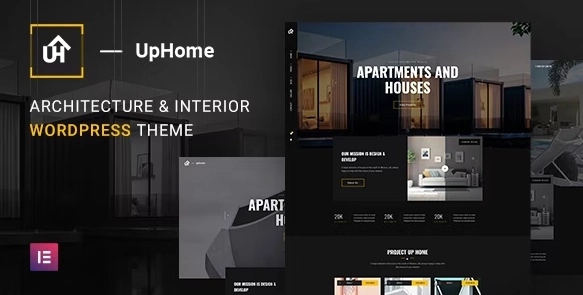 UpHome Modern Architecture WordPress Theme 2.3 GPL Theme