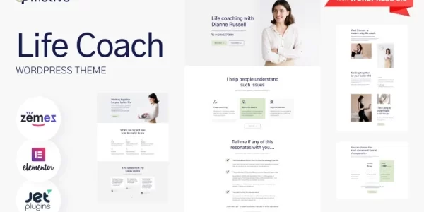 UpMotive Life Coach WordPress Theme 1.0.1 GPL Theme