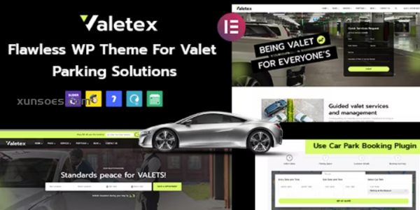 Valetex Valet Parking Services WordPress Theme 1.0.0 GPL Theme