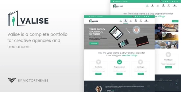 Valise Agency / Personal Portfolio Theme 3.2 GPL Theme