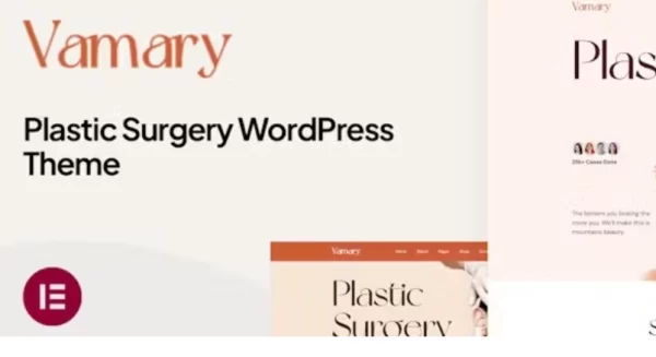 Vamary  – Plastic Surgery WordPress Theme 1.0.1 GPL Theme