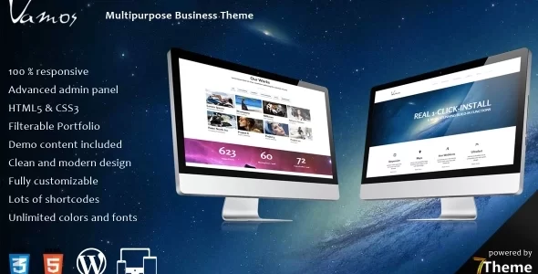 Vamos – Multipurpose WordPress Theme 1.03 GPL Theme